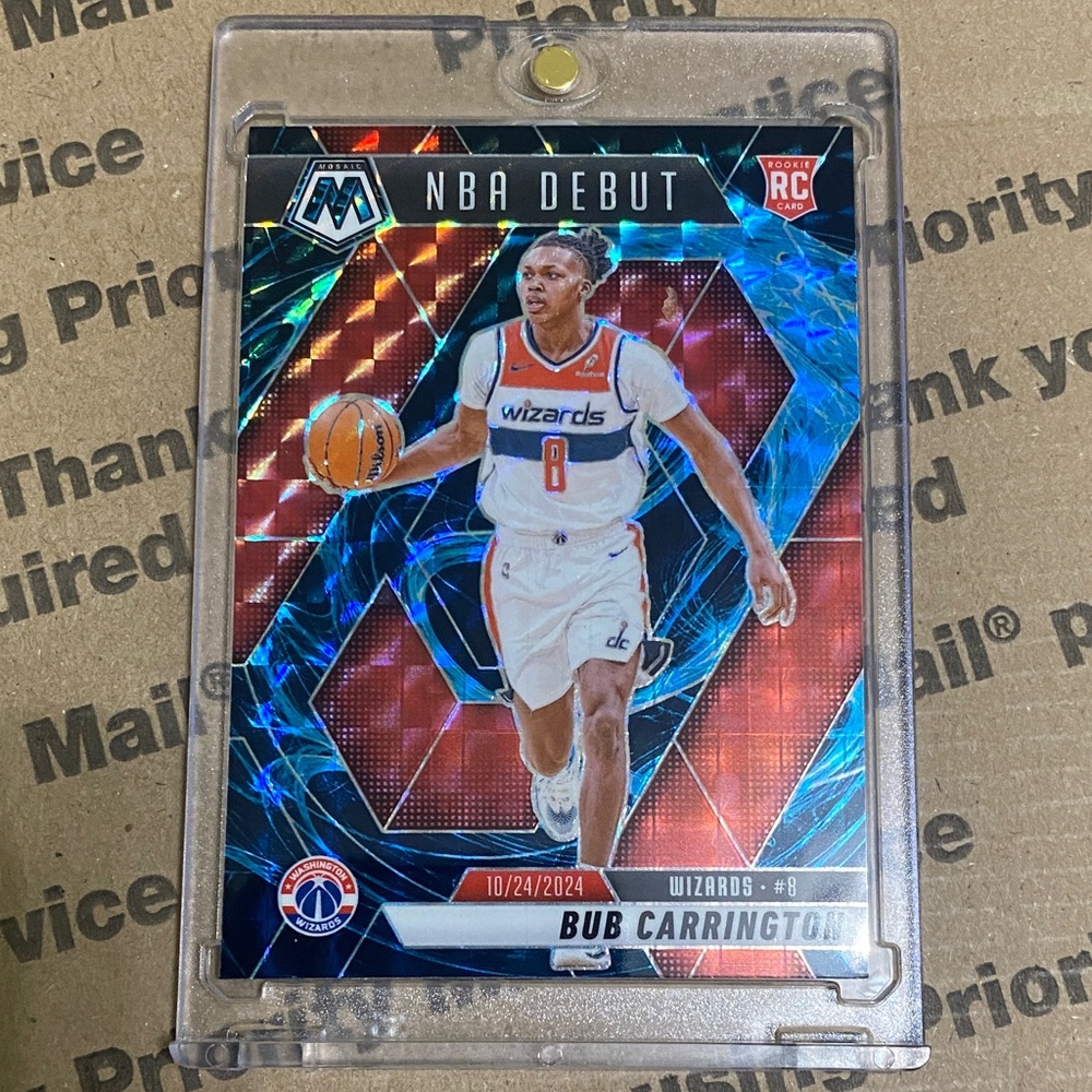 2024 Panini Mosaic Bub Carrington Rookie Genesis Case Hit SSP!!!
